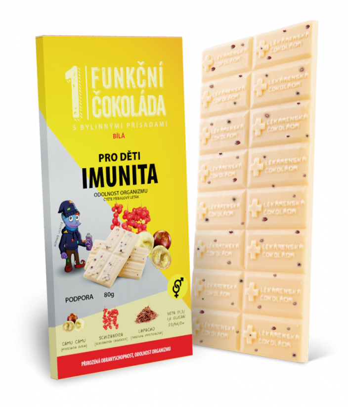 Imunita pro děti, bílá čokoláda